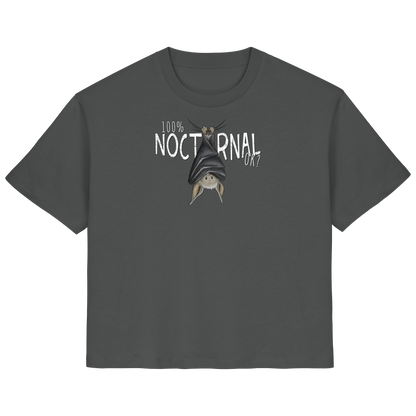 100% nachtaktive Fledermaus - Ladies Organic Shirt