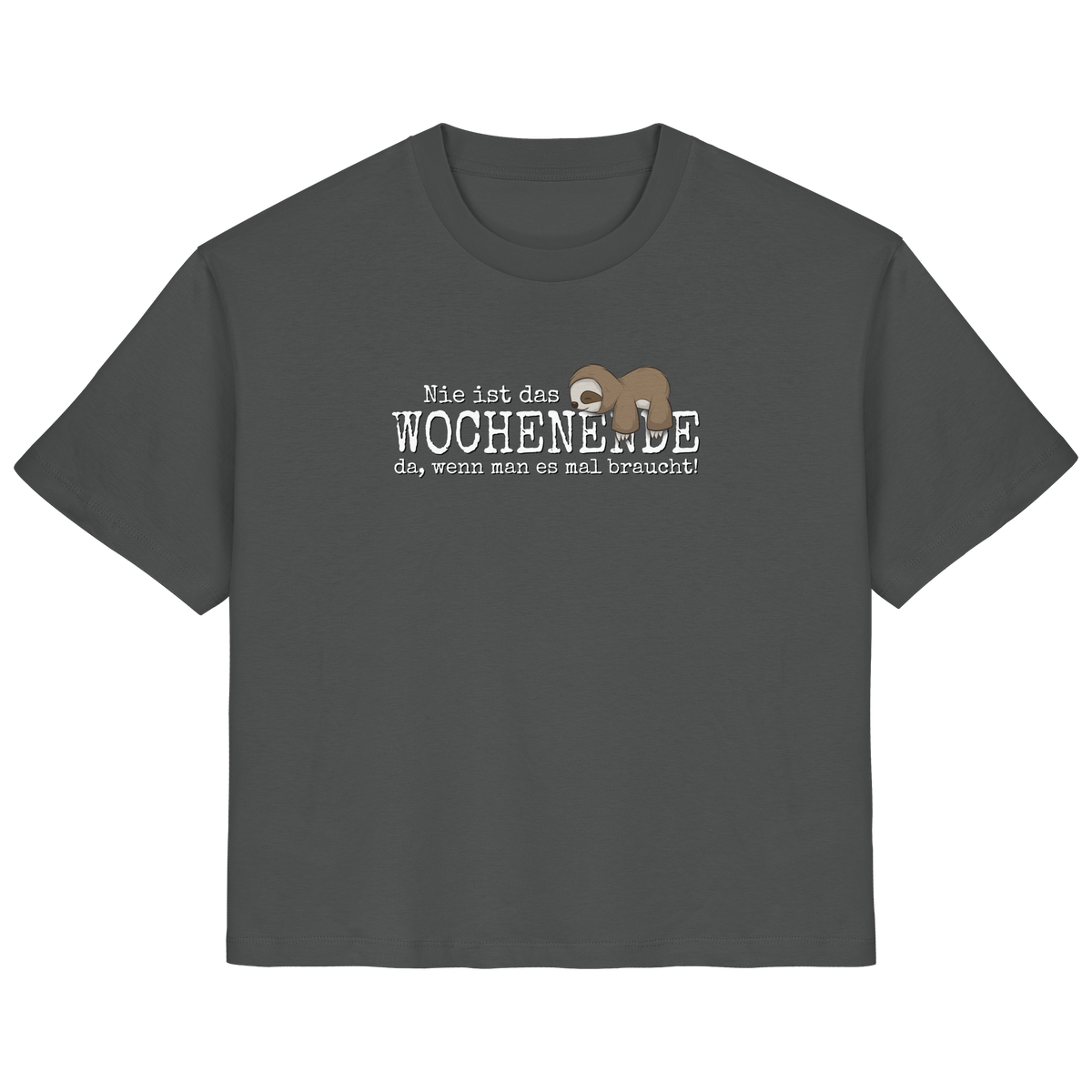 Kawaii Faultier Wochenende - Ladies Organic Shirt