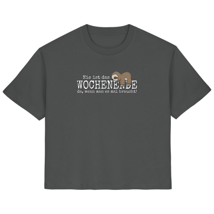 Kawaii Faultier Wochenende - Ladies Organic Shirt