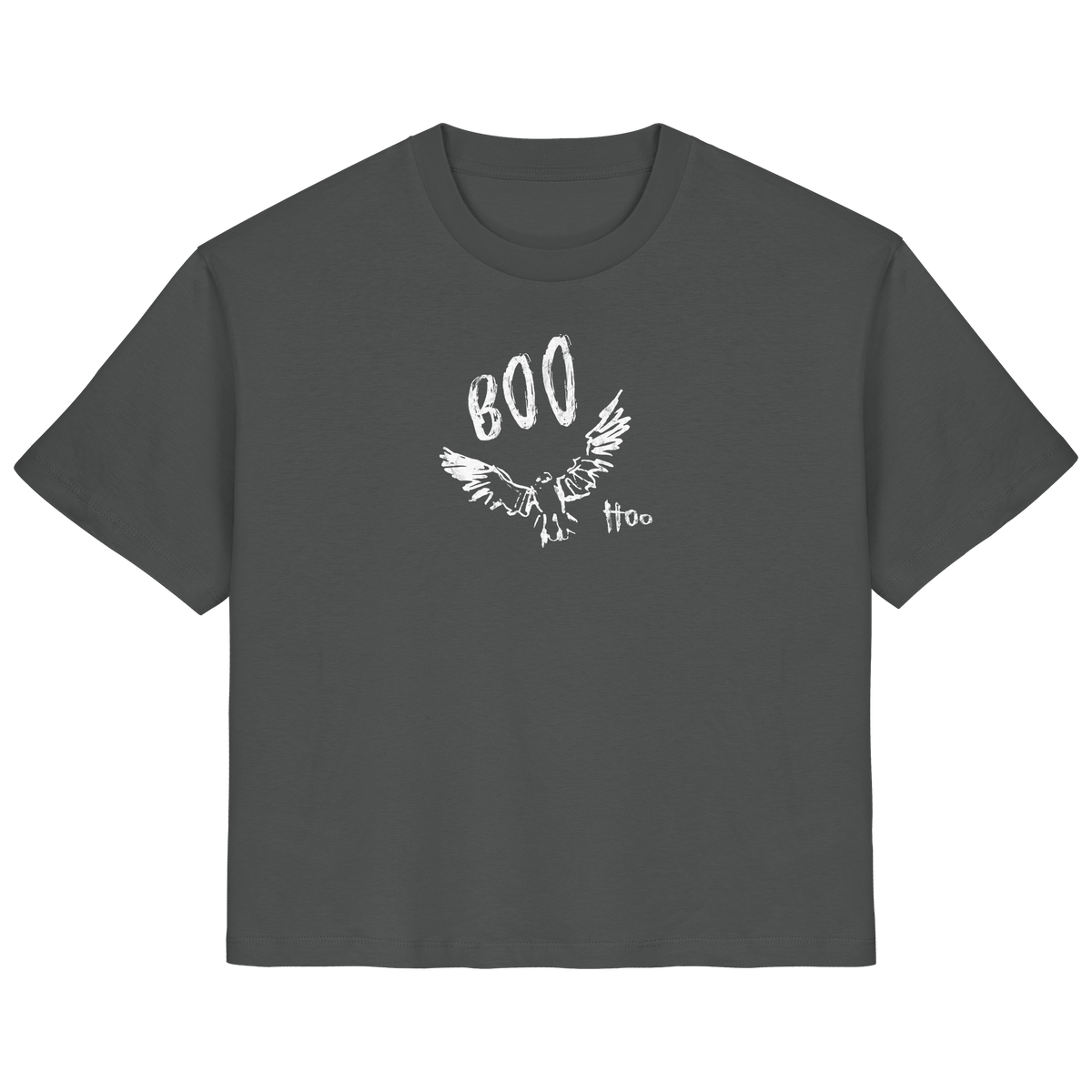 Boo Hoo! Fliegende Eule  - Ladies Organic Shirt