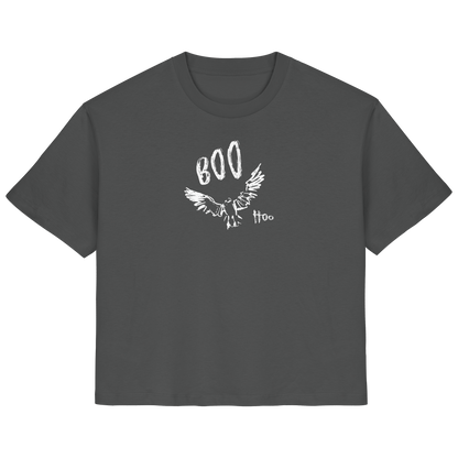 Boo Hoo! Fliegende Eule  - Ladies Organic Shirt