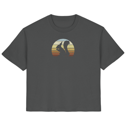 Retro Eichhörnchen Silhouette - Ladies Organic Shirt