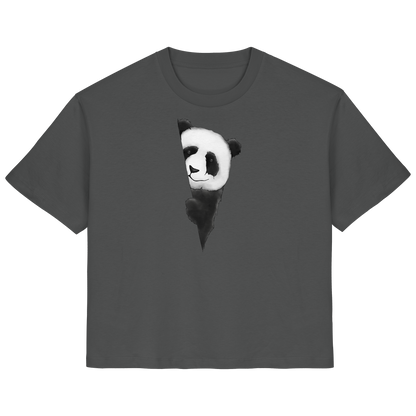 Panda Bär Illustration - Ladies Organic Shirt