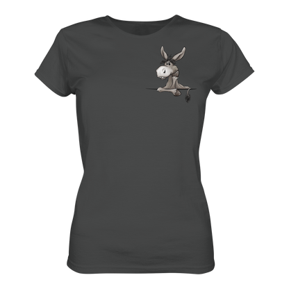 Lustiger lässiger Esel - Ladies Organic Shirt