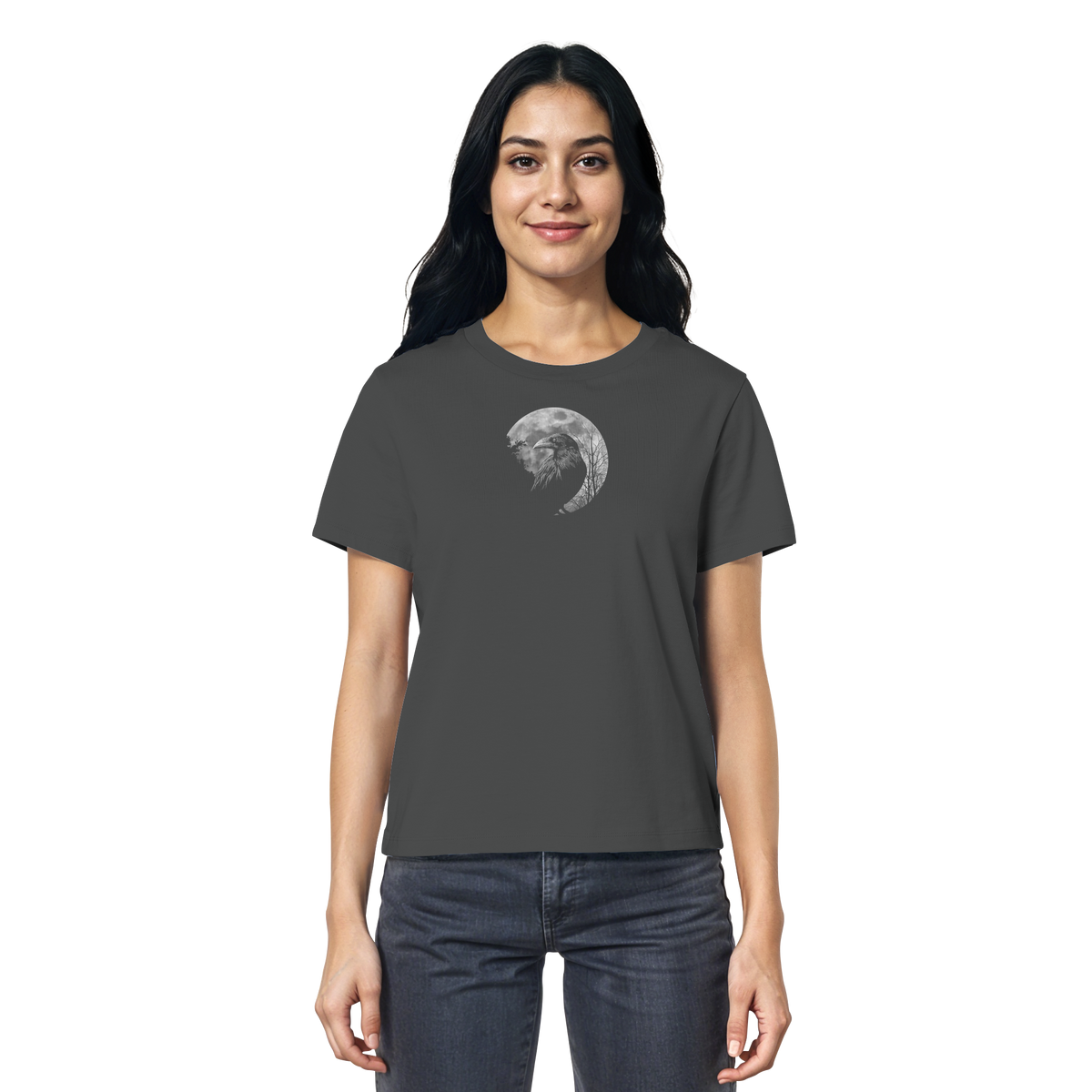 Vollmond-Rabe - Ladies Organic Shirt