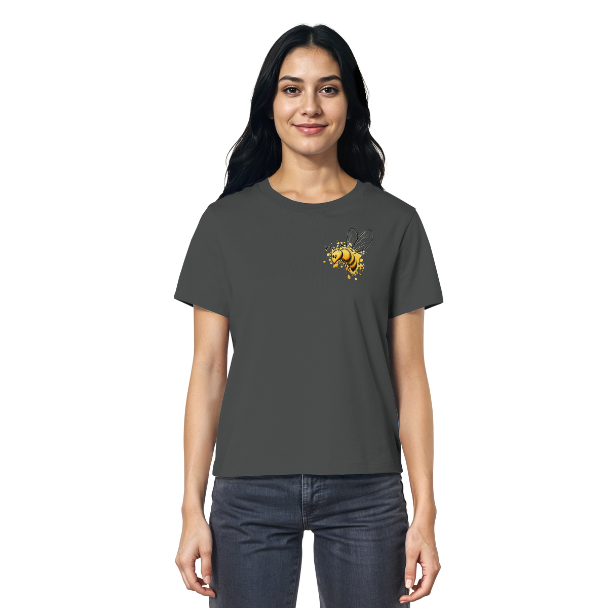 Lässige kleine Honig-Biene - Ladies Organic Shirt