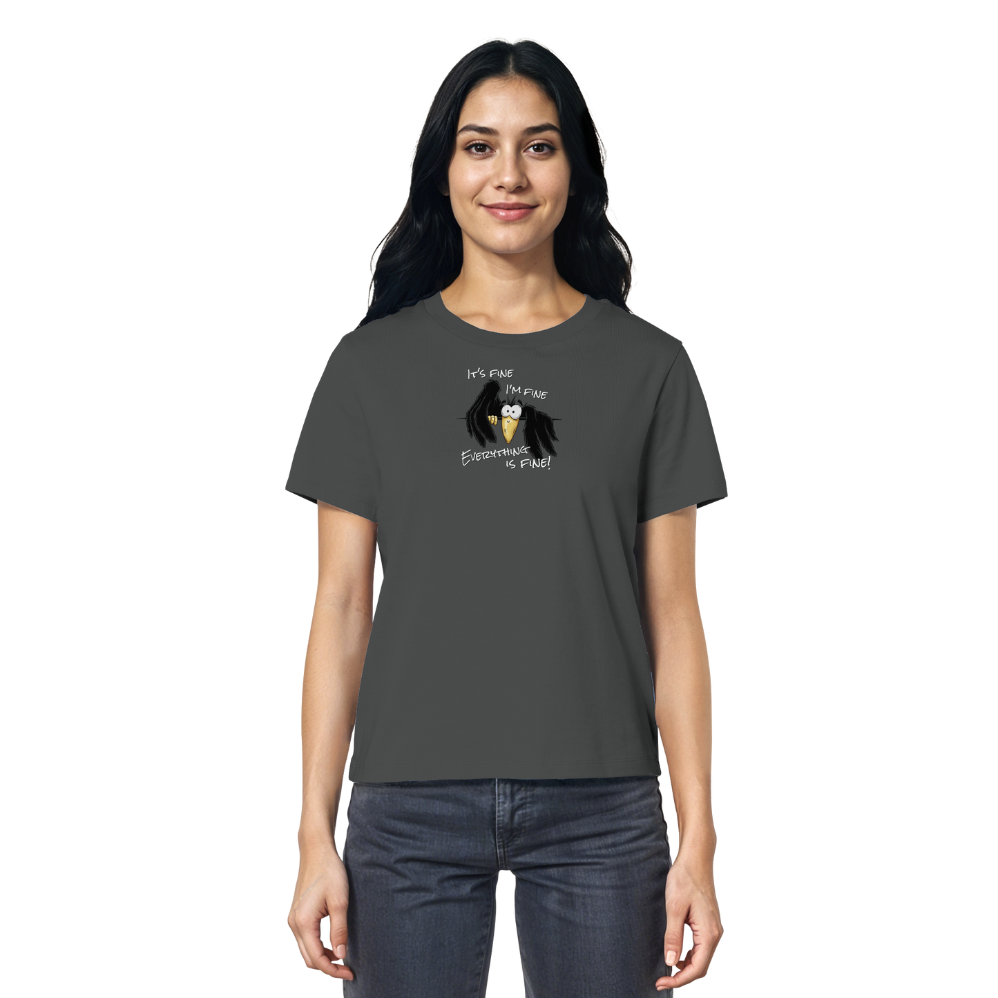 I’m Fine Rabe | Alles Gut Krähe - Ladies Organic Shirt