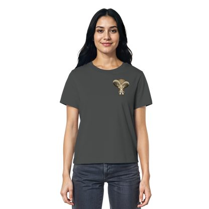 Bockiges Mufflon Widder Schafbock - Ladies Organic Shirt