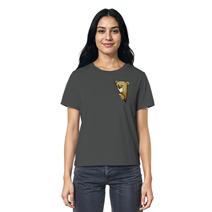 Funky Bär Illustration - Ladies Organic Shirt