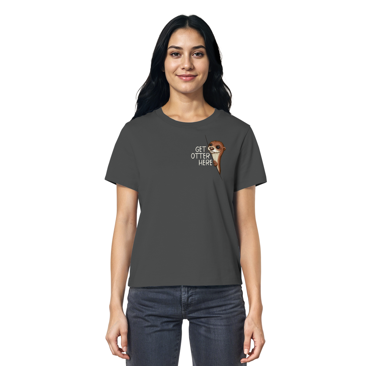 Get Otter Here | Lustiger Otter Kalauer - Ladies Organic Shirt