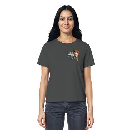 Get Otter Here | Lustiger Otter Kalauer - Ladies Organic Shirt
