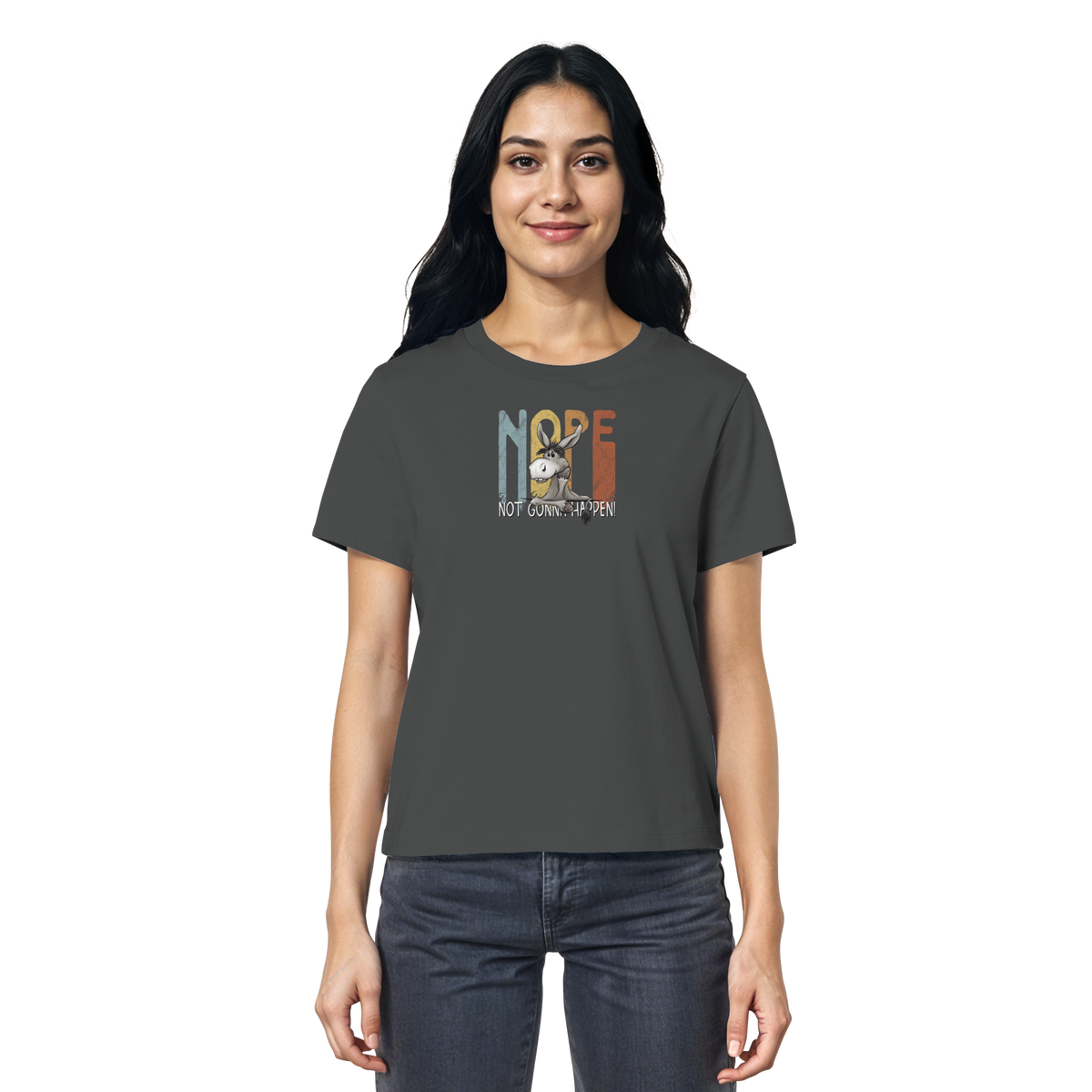 Nope | bockiger Esel - Ladies Organic Shirt