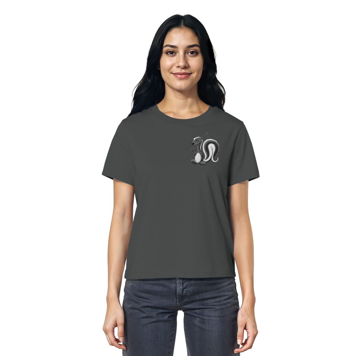 Lustig stinkiges Stinktier - Ladies Organic Shirt
