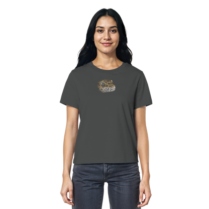 Leopard Gecko Skizze Kritzelkunst - Ladies Organic Shirt