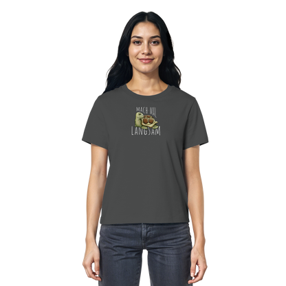 Mach mal langsam Schildkröte - Ladies Organic Shirt