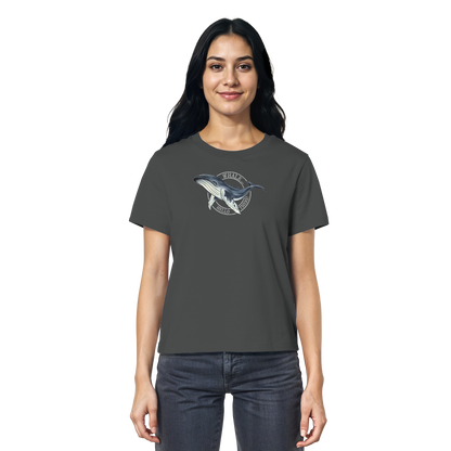 Whale, Hello There | Buckelwal - Ladies Organic Shirt