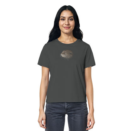 Otter Bleistift Zeichnung KritzelKunst - Ladies Organic Shirt