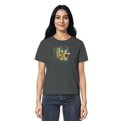 Fuchs im Zwielicht-Wald - Ladies Organic Shirt