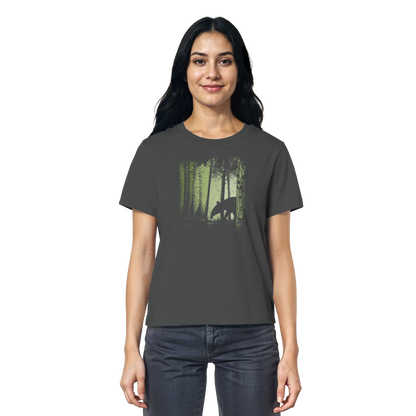 Lässiger Tapir im Zwielicht Wald - Ladies Organic Shirt