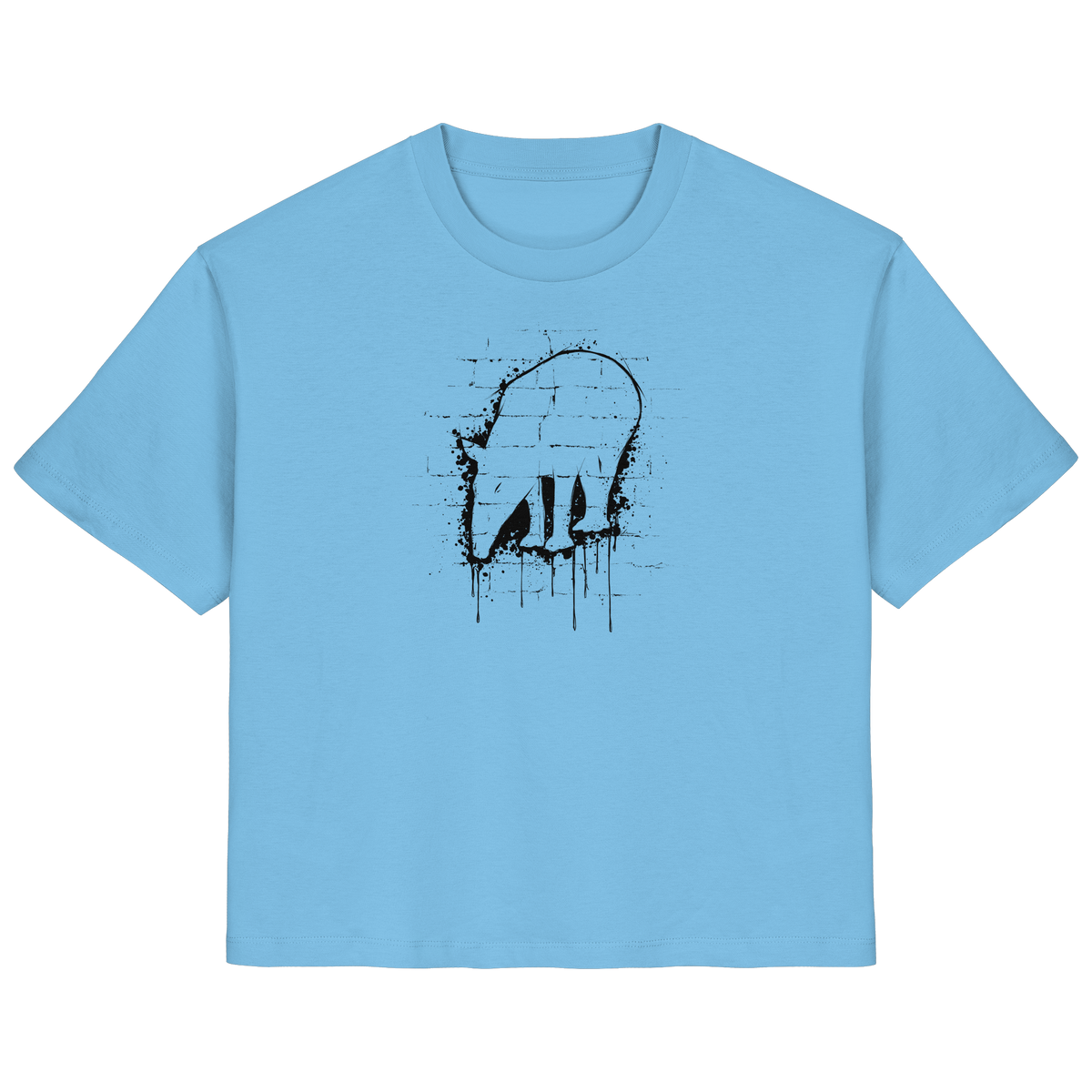 Urban Street Art Tapir Silhouette - Ladies Organic Shirt