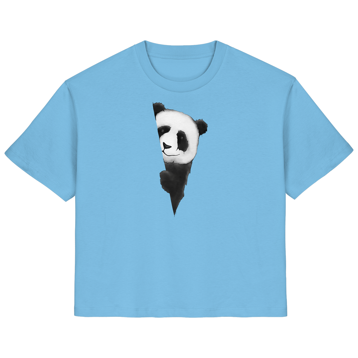 Panda Bär Illustration - Ladies Organic Shirt