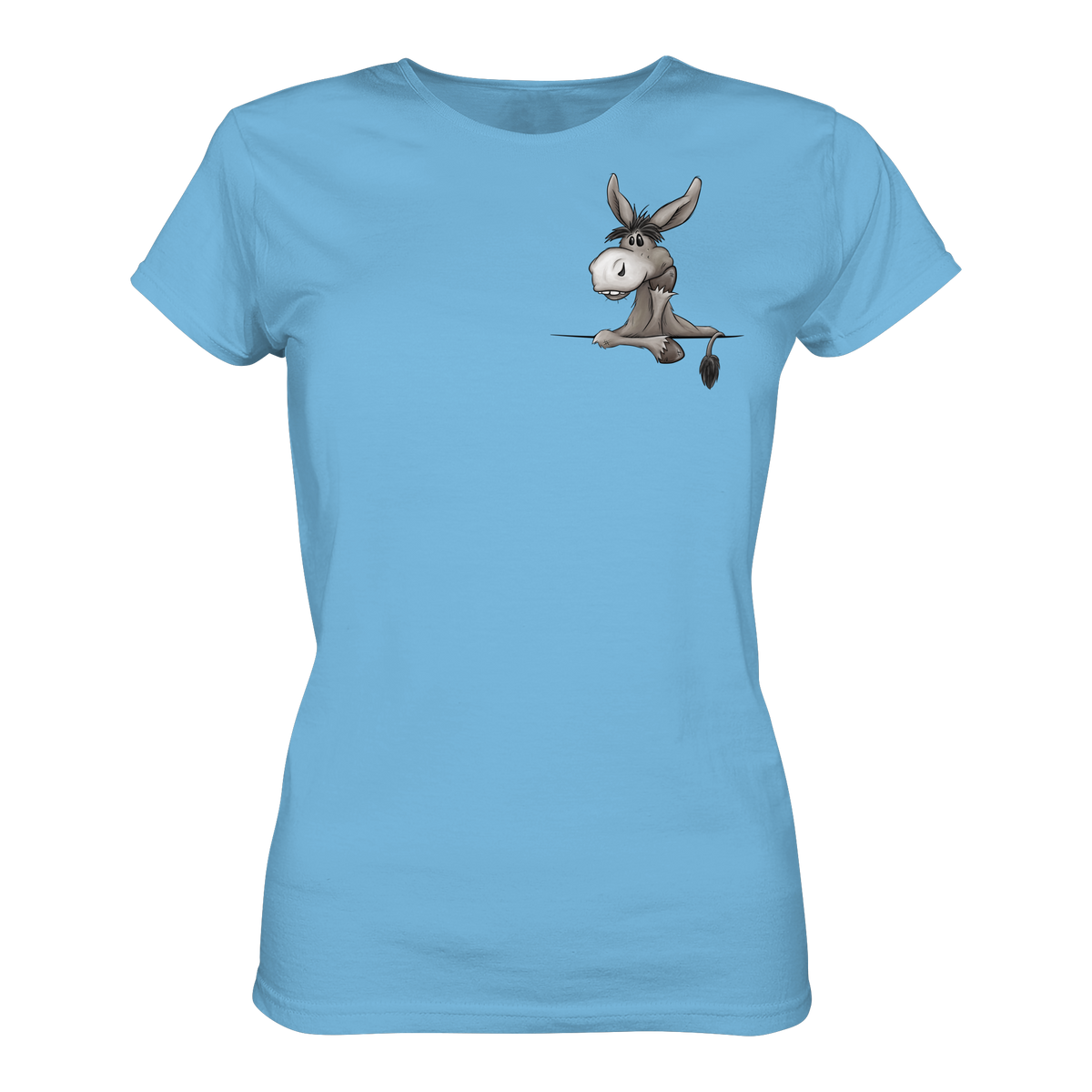 Lustiger lässiger Esel - Ladies Organic Shirt