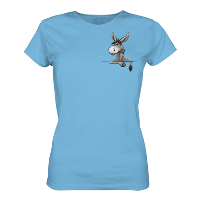 Lustiger lässiger Esel - Ladies Organic Shirt