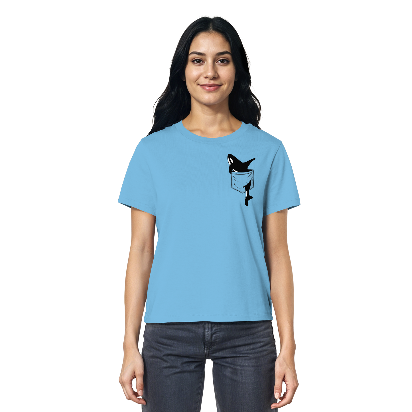 Orca In Deiner Tasche - Ladies Organic Shirt