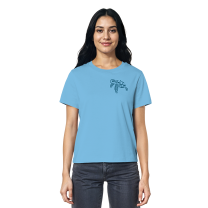 Lässig lustige Wasserschildkröte - Ladies Organic Shirt
