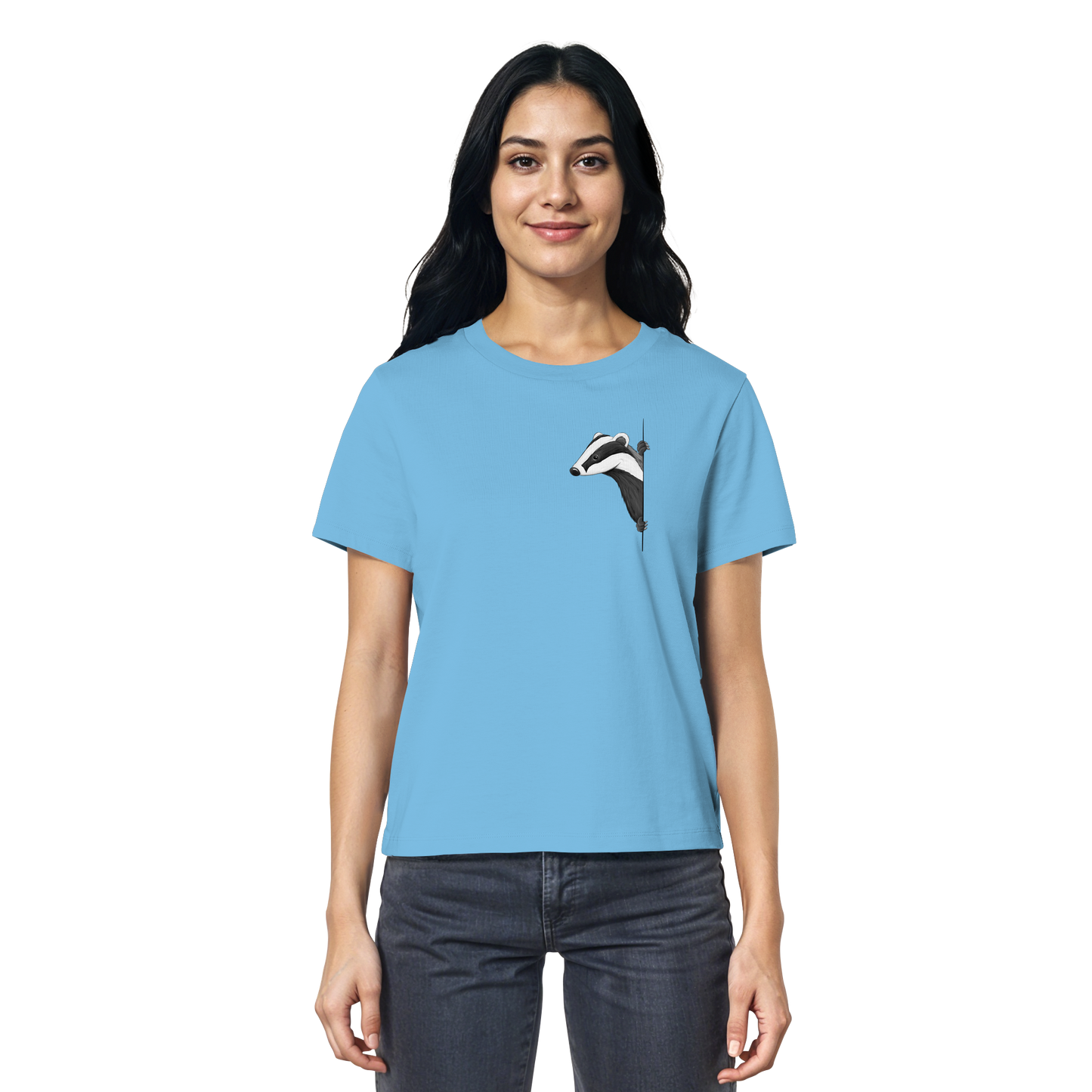 Lässiger Dachs Meister Grimbart - Ladies Organic Shirt
