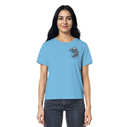 Grufti Rabe Krähe in der Tasche - Ladies Organic Shirt