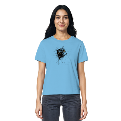 Lässige Street Art Eule - Ladies Organic Shirt