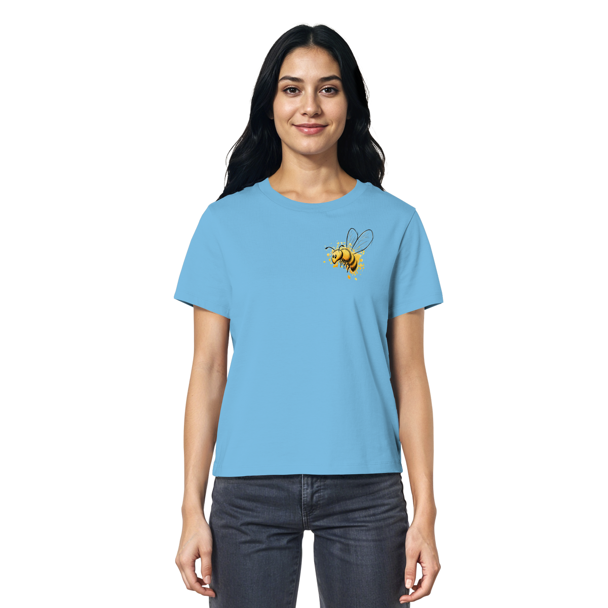 Lässige kleine Honig-Biene - Ladies Organic Shirt