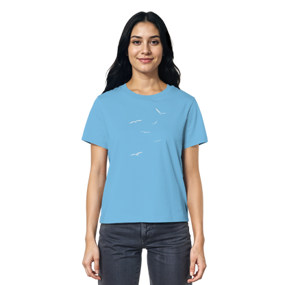 Vogelschwarm – Traum vom Fliegen - Ladies Organic Shirt
