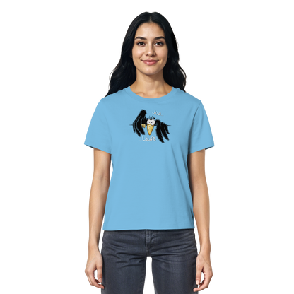 Joa Läuft Krähe gechillter Rabe - Ladies Organic Shirt