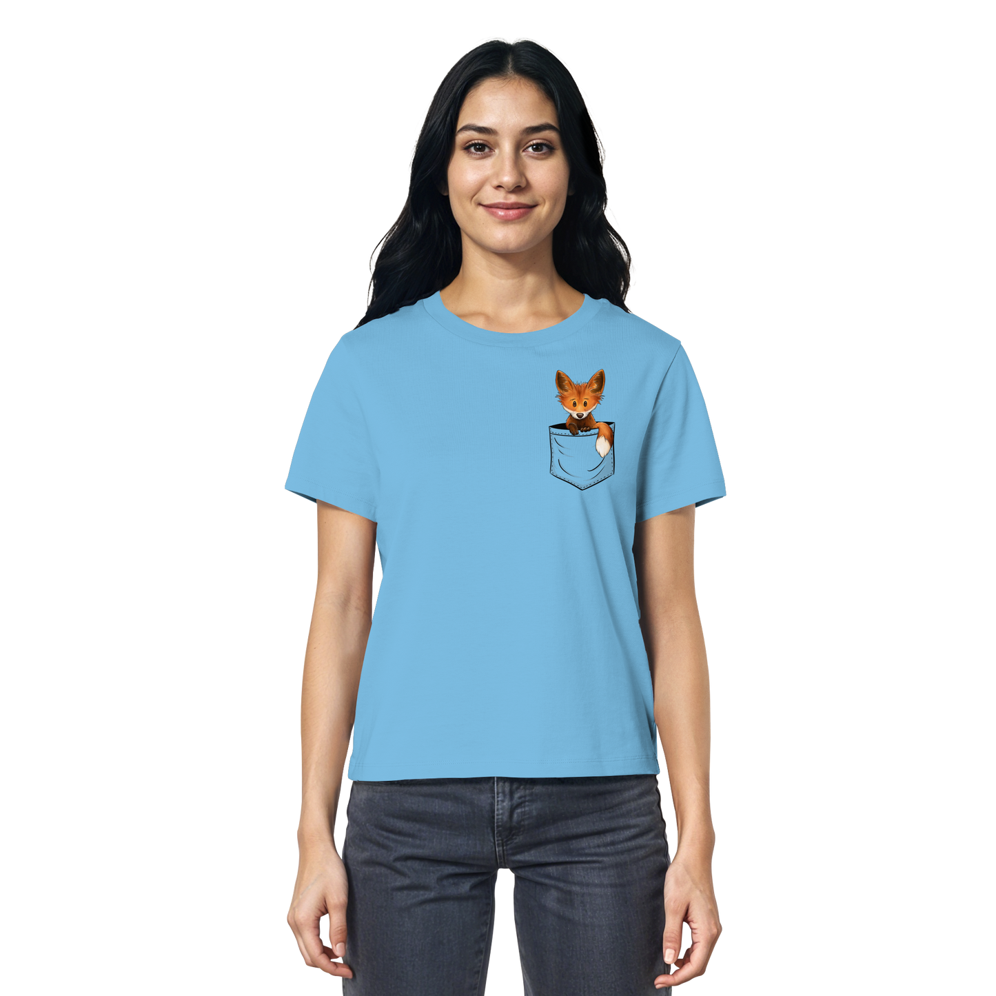 Funky Fuchs in der Tasche - Ladies Organic Shirt