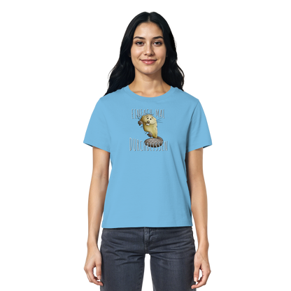 Einfach mal Durchbeissen Biber - Ladies Organic Shirt