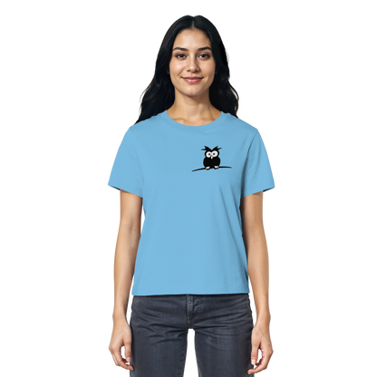 Kleine struppige Eule - Ladies Organic Shirt