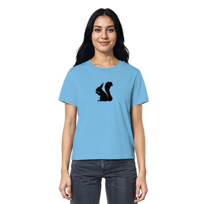 Eichhörnchen Silhouette - Ladies Organic Shirt