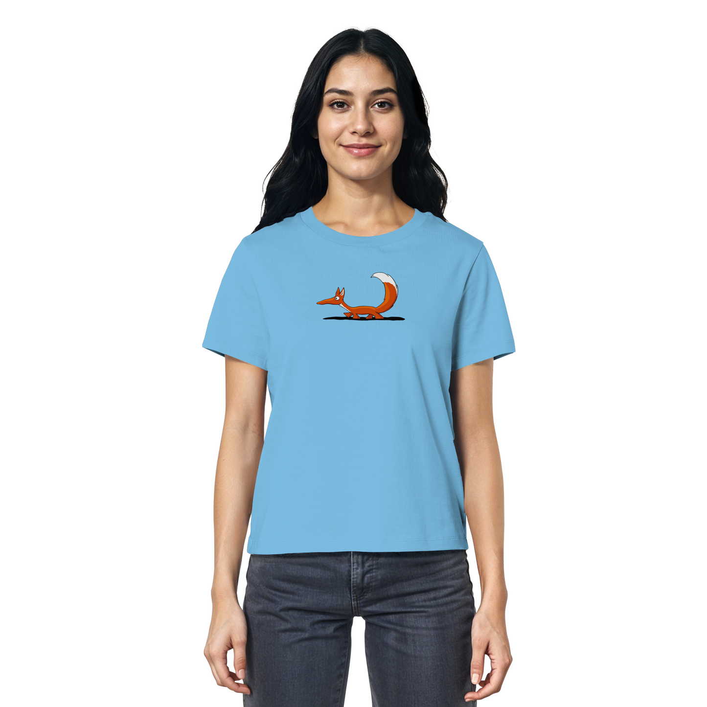 Lässiger cooler Fuchs | Mr. Fox, der Schleicher - Ladies Organic Shirt