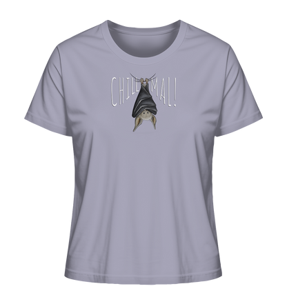 Chill Mal gemütliche Fledermaus - Ladies Organic Shirt