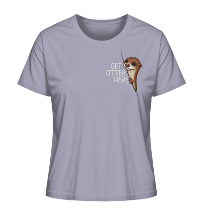 Get Otter Here | Lustiger Otter Kalauer - Ladies Organic Shirt