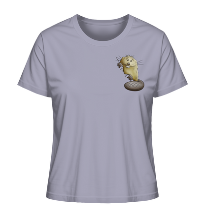 Lustiger frecher Biber - Ladies Organic Shirt