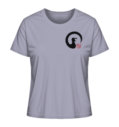 Moin kreischende japanische Enso Möwe - Ladies Organic Shirt