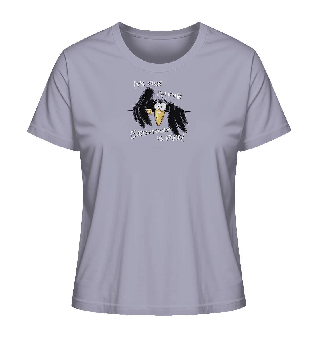 I’m Fine Rabe | Alles Gut Krähe - Ladies Organic Shirt