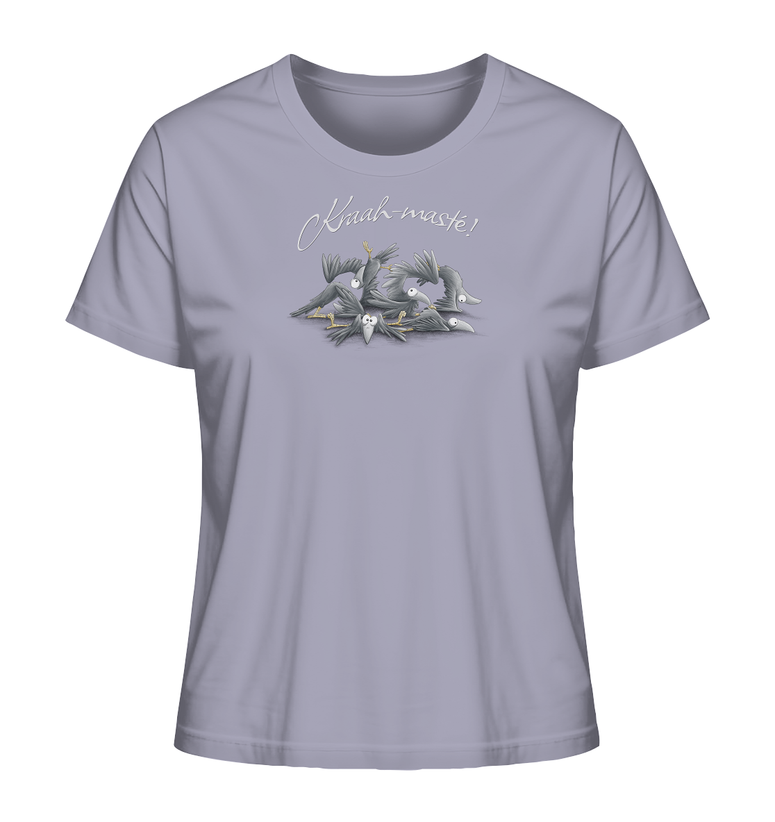 Kraah-masté! Yoga Raben Krähen - Ladies Organic Shirt