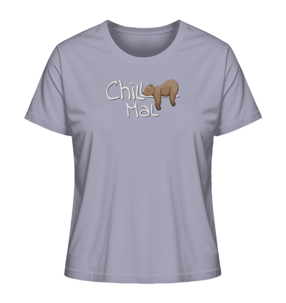 Chill Mal schläfriger Braunbär - Ladies Organic Shirt