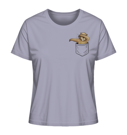Dabbender Biber in Deiner Tasche - Ladies Organic Shirt