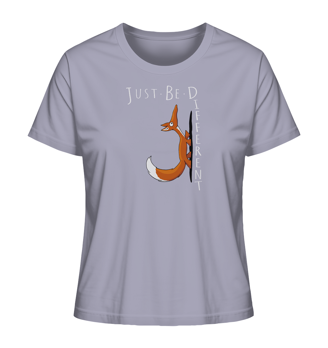 Just Be Different | Sei Anders, kleiner Fuchs - Ladies Organic Shirt