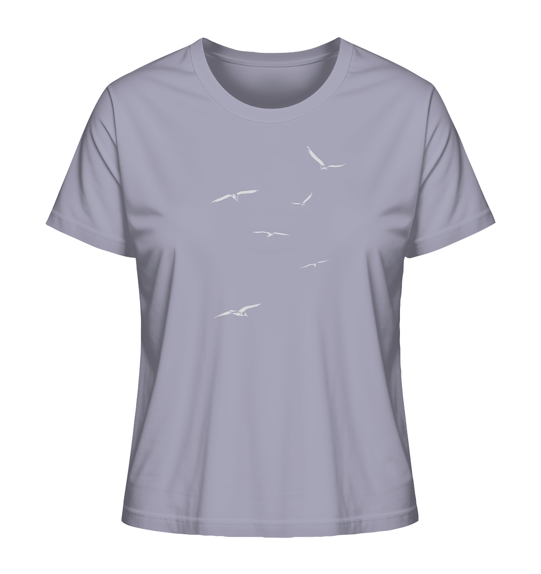 Vogelschwarm – Traum vom Fliegen - Ladies Organic Shirt